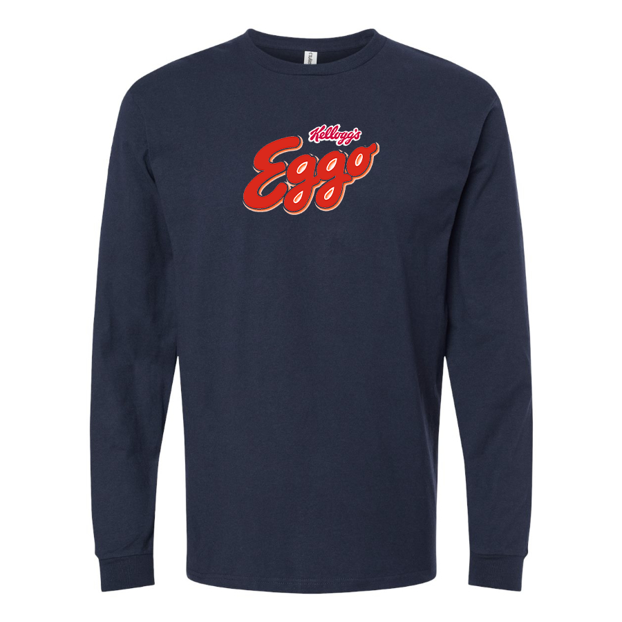 Men's Eggo Logo Cotton Long Sleeve T-Shirt