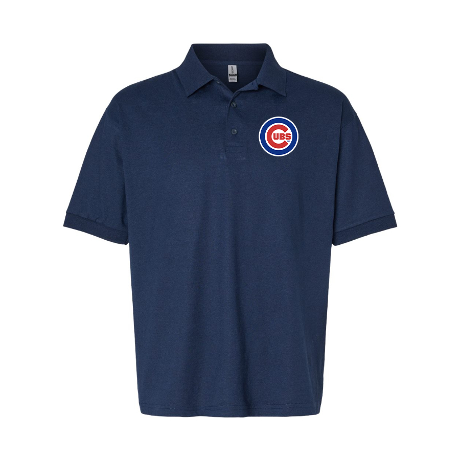 Men's Chicago Cubs Logo Dry Blend Polo