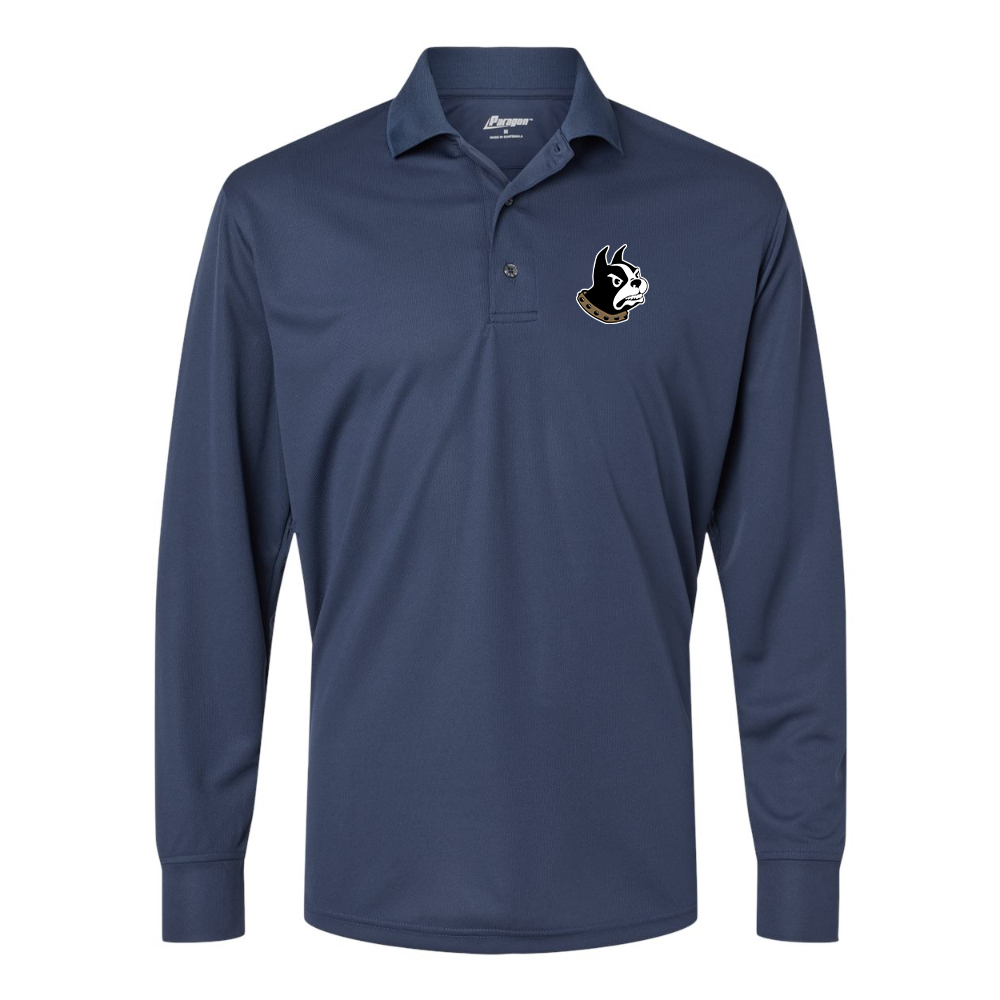 Men's    Woffrd Terriers Paragon Prescott Long Sleeve Polo