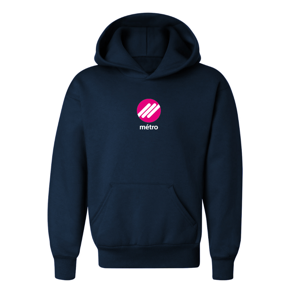 Youth Lausanne Métro Logo  Pullover Hoodie