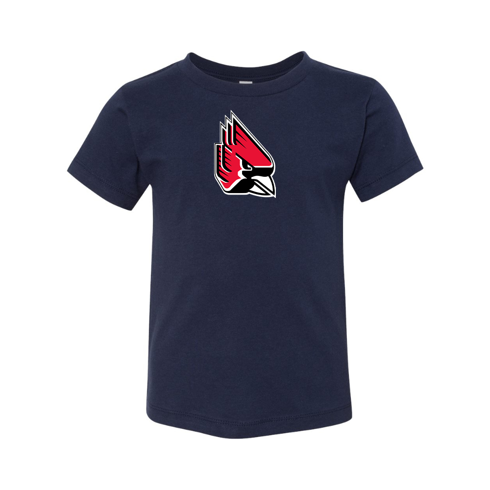 Ball State Cardinals BELLA  CANVAS Toddler Jersey Tee