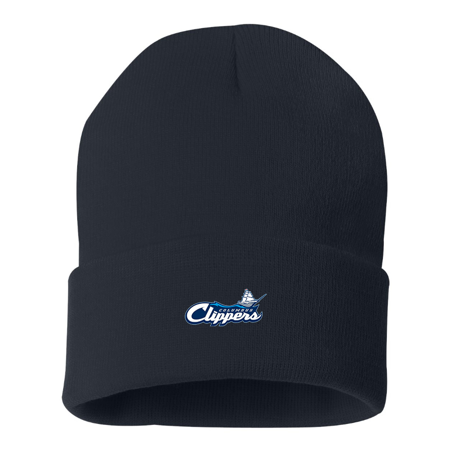 Columbus Clippers Logo Beanie Hat