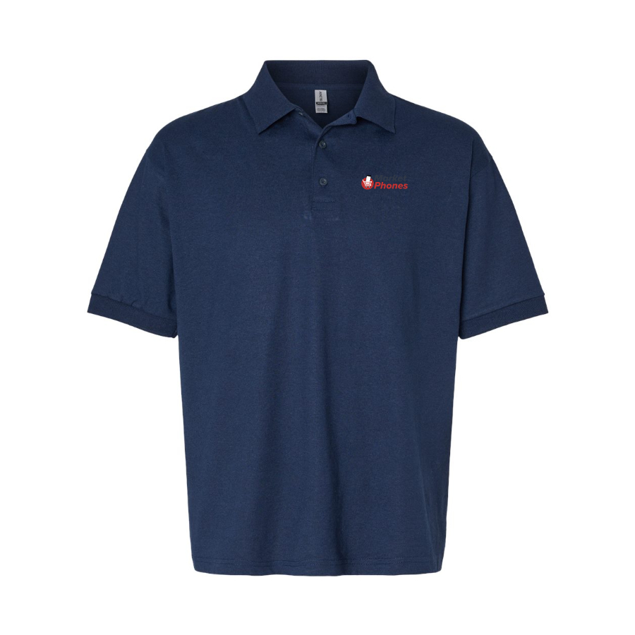 Men's MarketPhones.com Logo Dry Blend Polo
