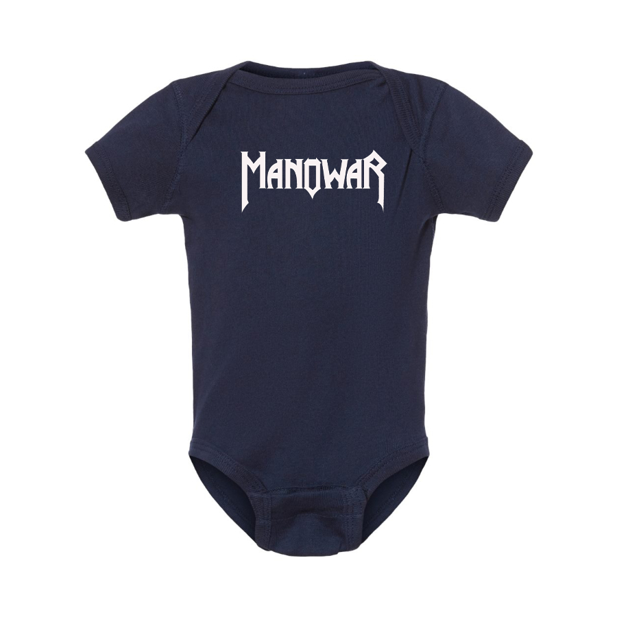 Manowar Logo Baby Onesie Romper