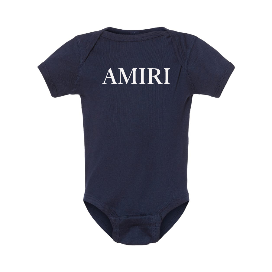 Amiri  Logo Baby Onesie Romper