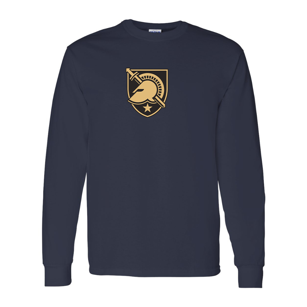 Men's  Army Black Knights  Gildan Heavy Cotton Long Sleeve T-Shirt