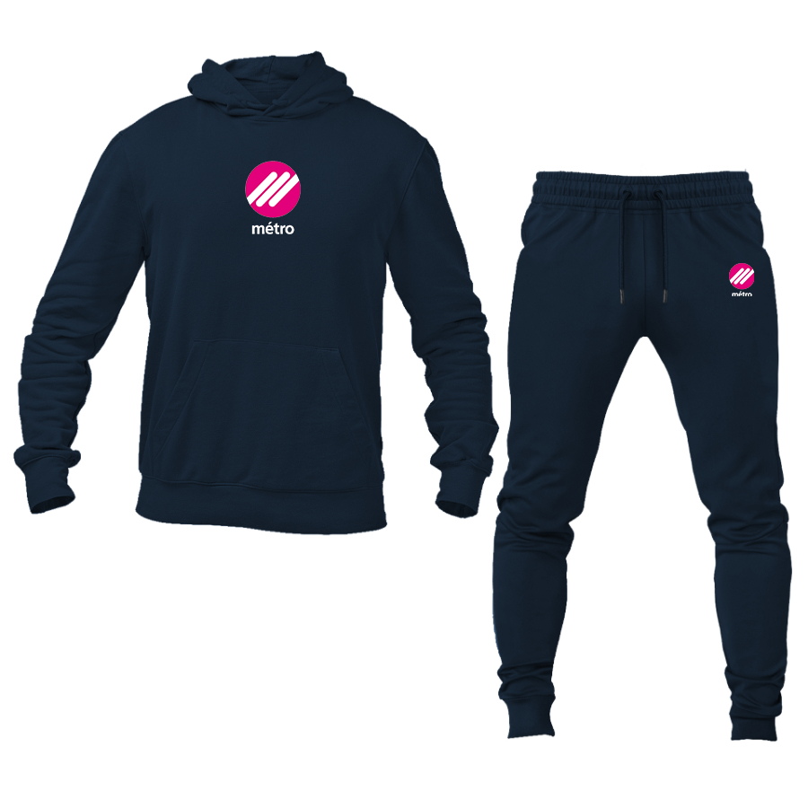 Men's Lausanne Métro Logo Hoodie Joggers Set