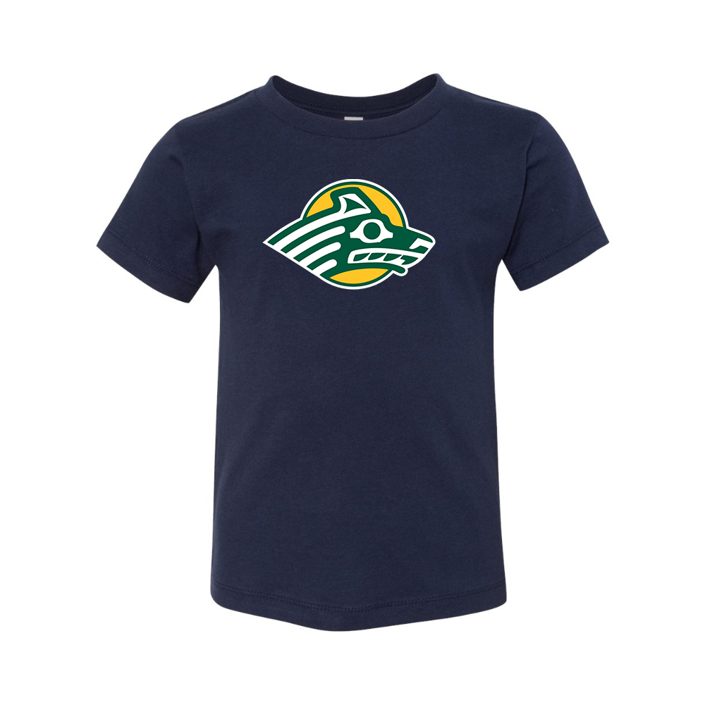Alaska Anchorage Seawolves  BELLA  CANVAS Toddler Jersey Tee