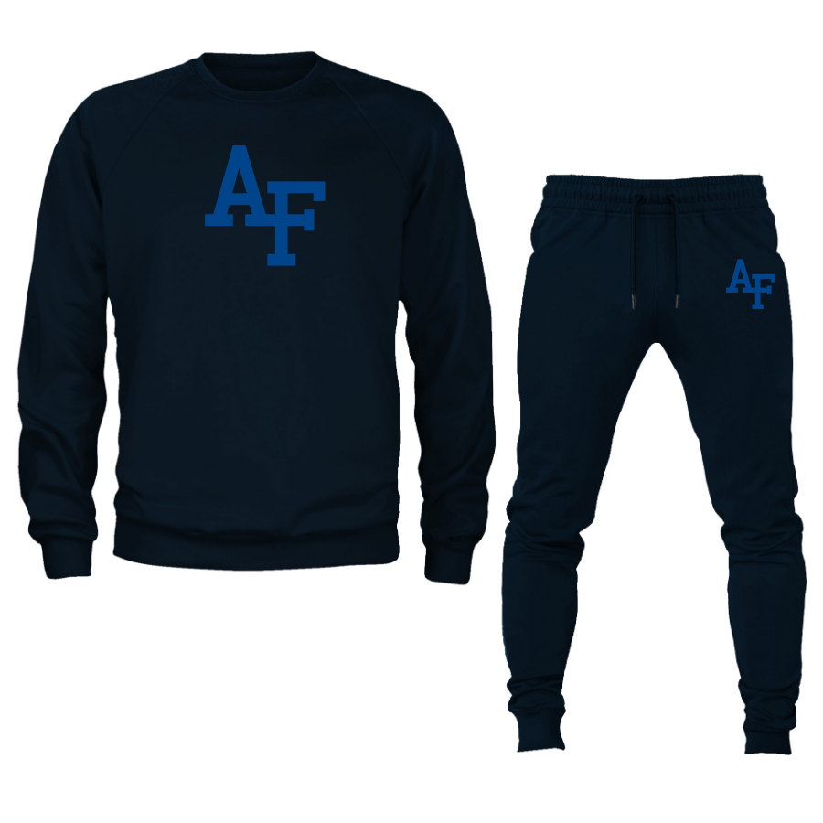 Men's Air Force Falcons  Crewneck Sweatshirt Joggers Suit