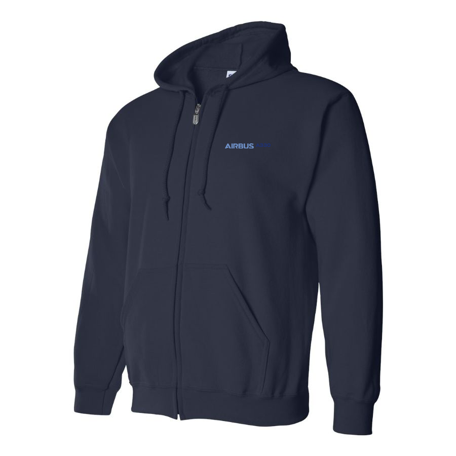 Men's A330 Logo Zipper Hoodie