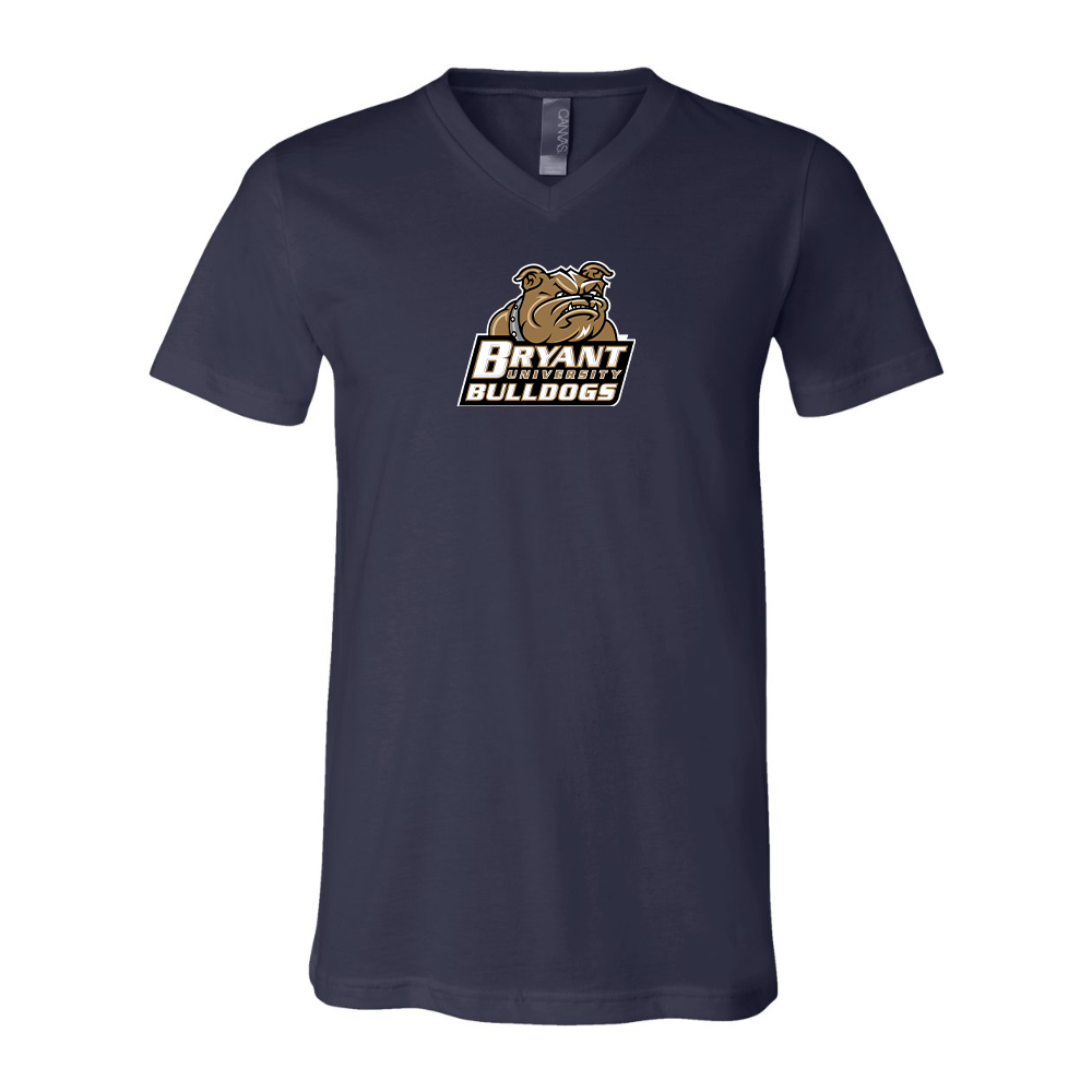 Bryant Bulldogs BELLA  CANVAS - Jersey V-Neck T-Shirt