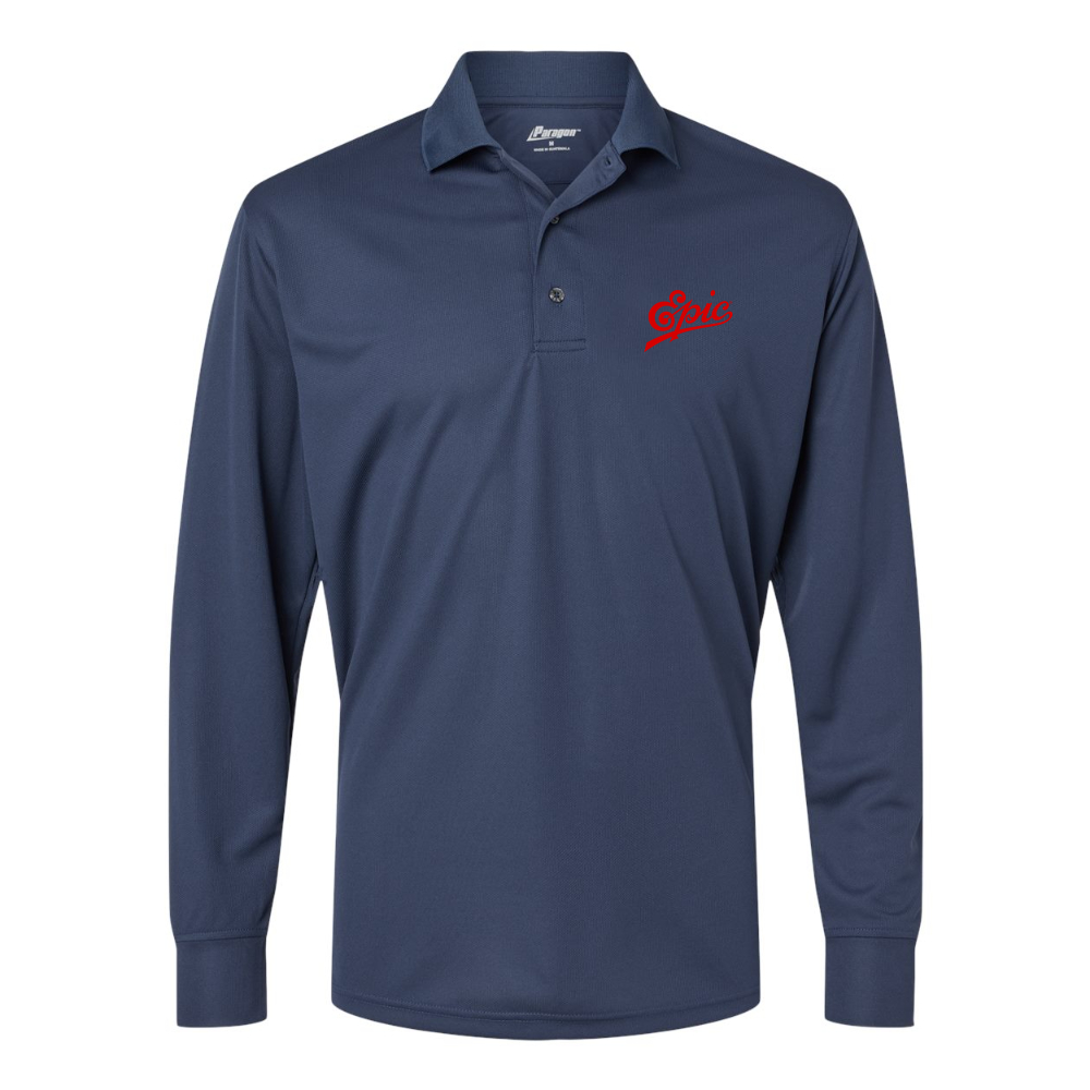 Men's Epic Records Paragon Prescott Long Sleeve Polo
