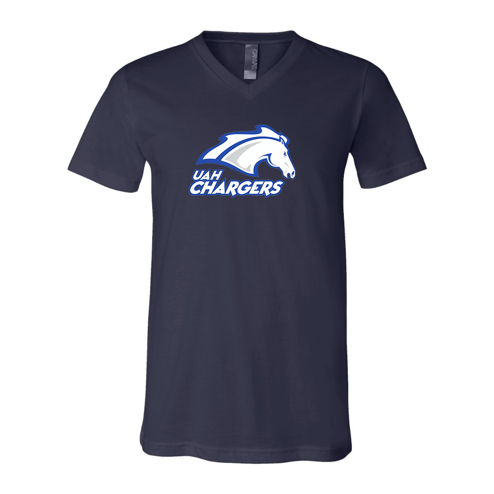 Alabama Huntsville Chargers  BELLA  CANVAS - Jersey V-Neck T-Shirt