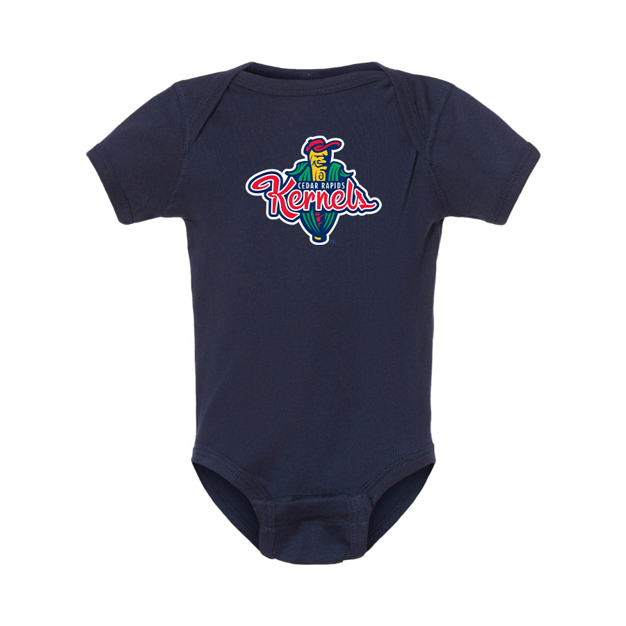 Cedar Rapids Kernels Logo Baby Onesie Romper