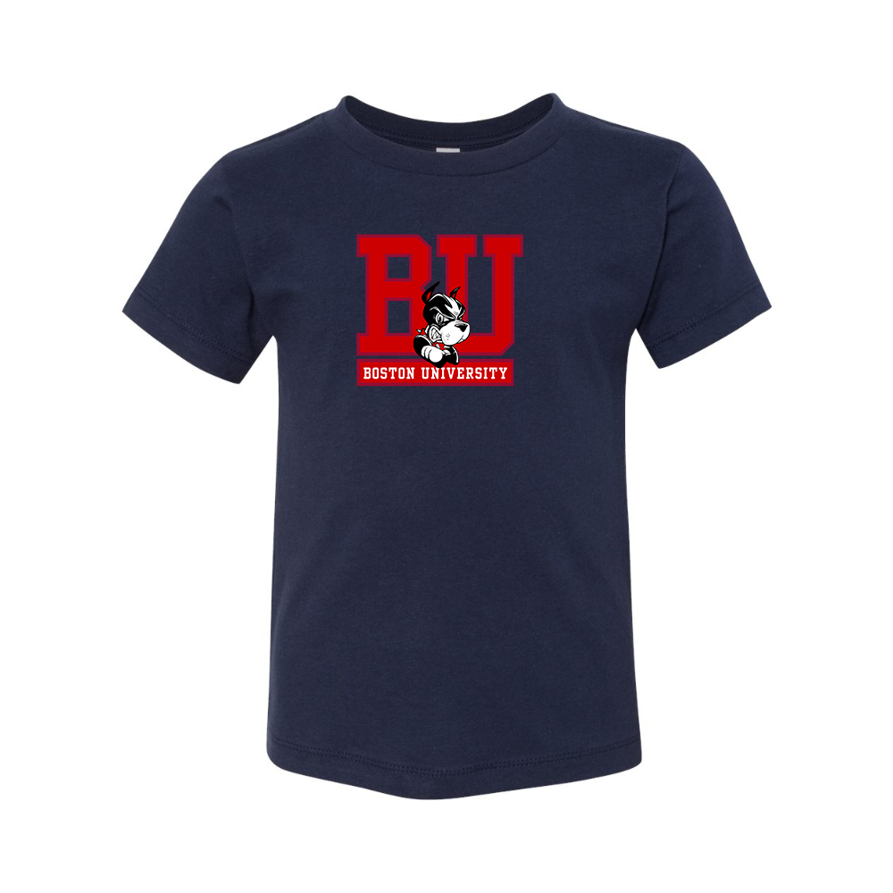 Boston University Terriers BELLA  CANVAS Toddler Jersey Tee