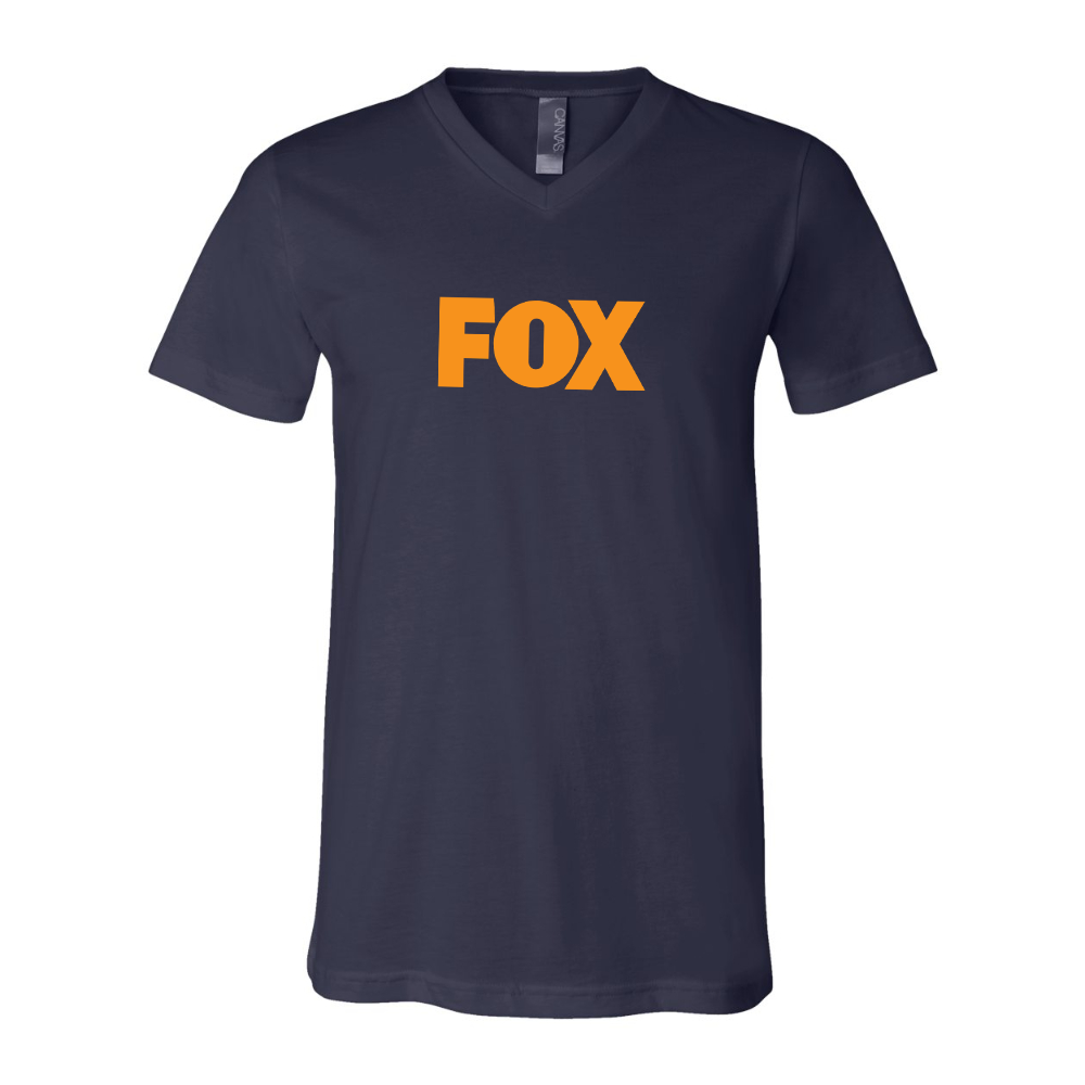 Fox BELLA  CANVAS - Jersey V-Neck T-Shirt