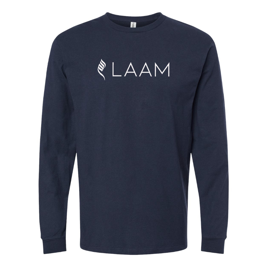 Men's Laam Logo Cotton Long Sleeve T-Shirt