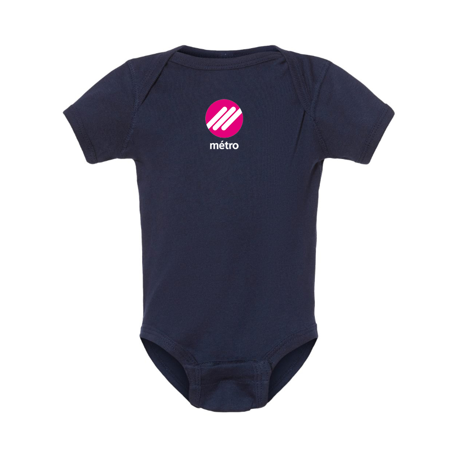 Lausanne Métro Logo  Baby Onesie Romper