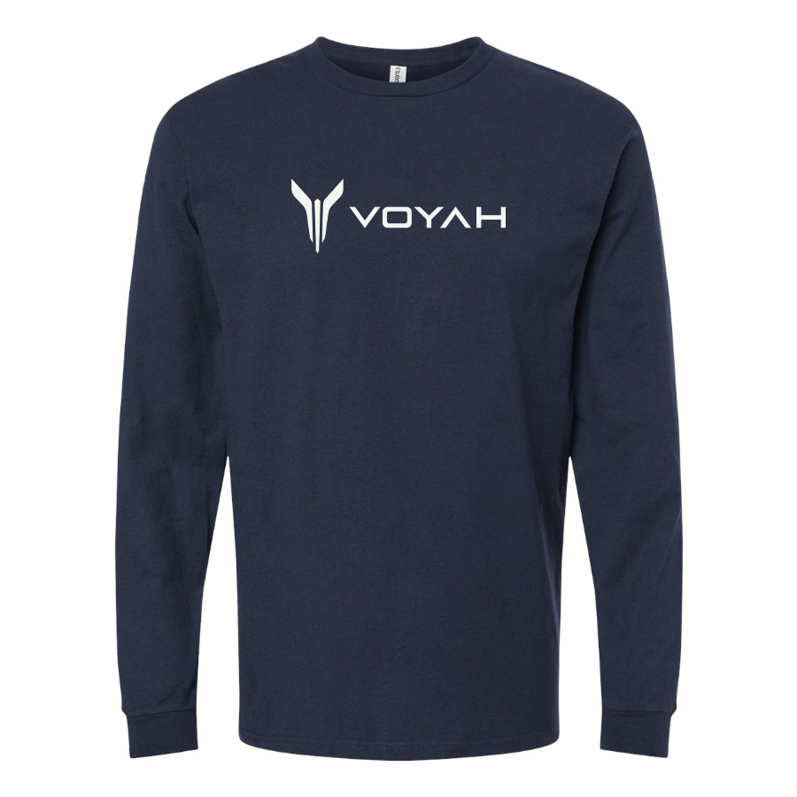 Men's Voyah  Logo  Cotton Long Sleeve T-Shirt