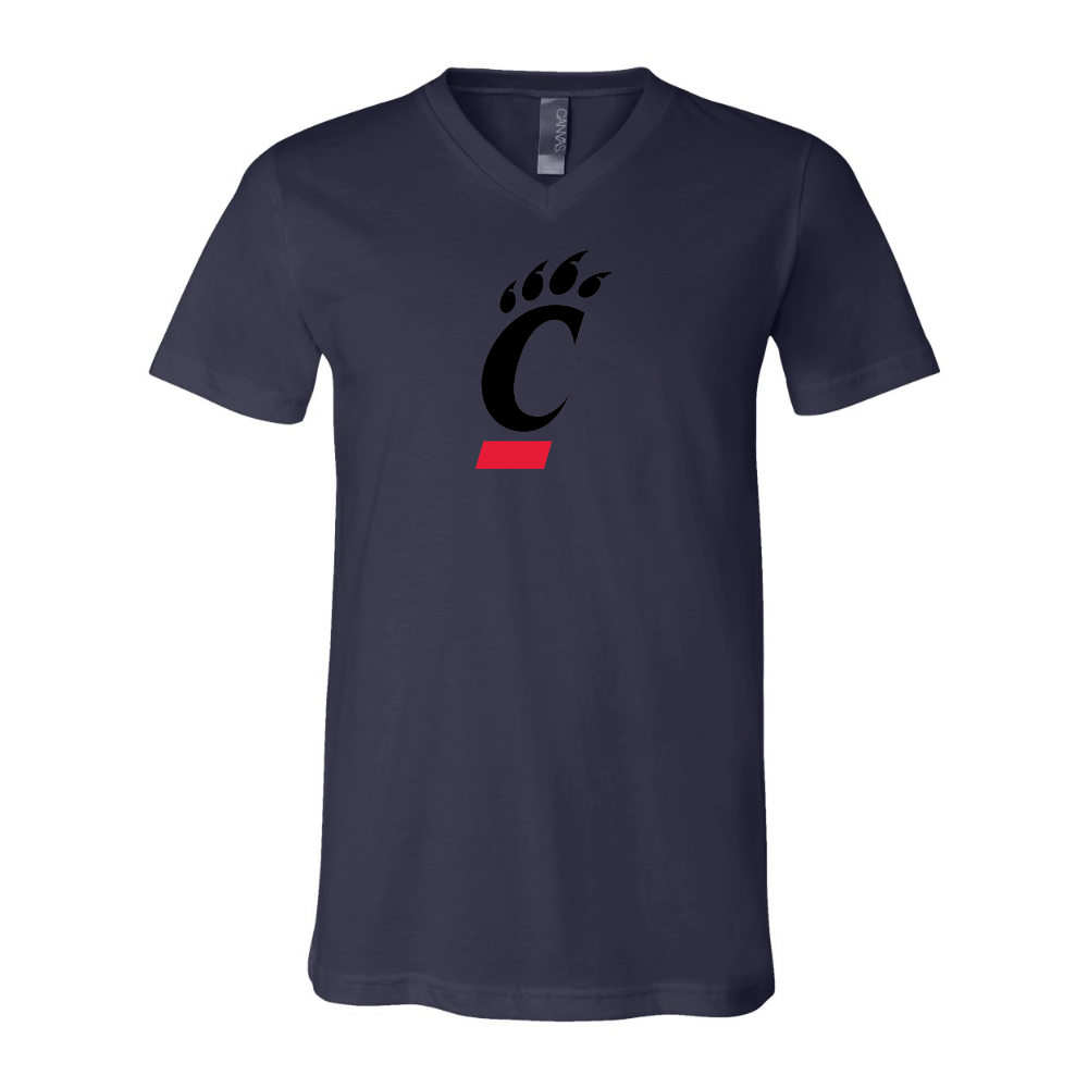 Cincinnati Bearcats BELLA  CANVAS - Jersey V-Neck T-Shirt