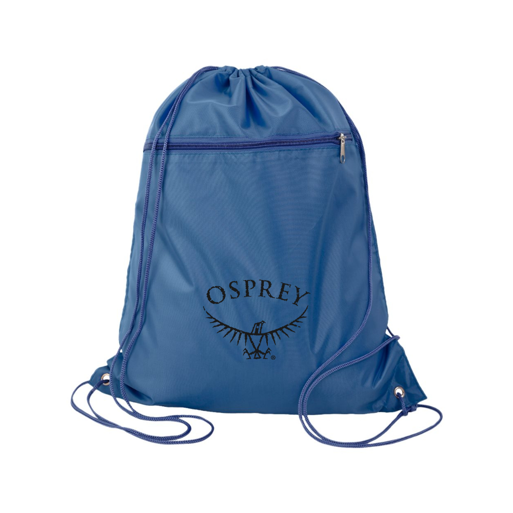 Osprey Black Q-Tees - Polyester Cinchpack