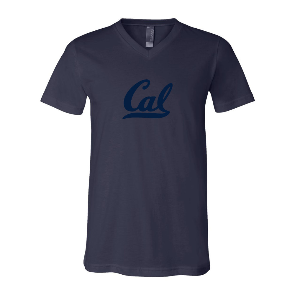 California Golden Bears BELLA  CANVAS - Jersey V-Neck T-Shirt