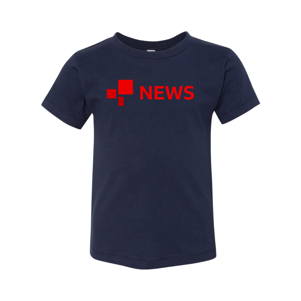 BBC News BELLA  CANVAS Toddler Jersey Tee