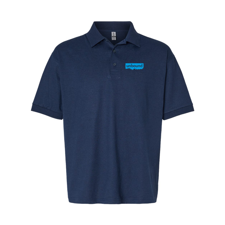 Men's Unbound Live Logo  Dry Blend Polo