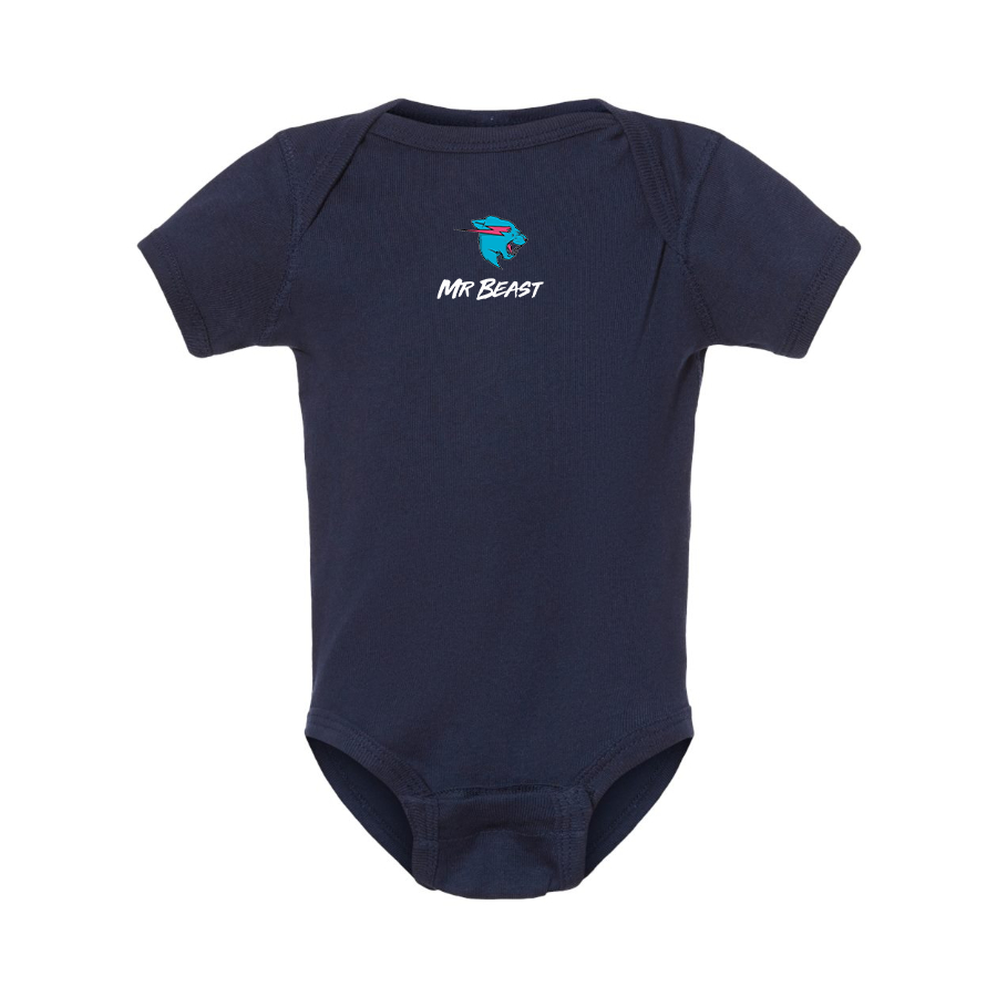 Mr Beast Logo  Baby Onesie Romper