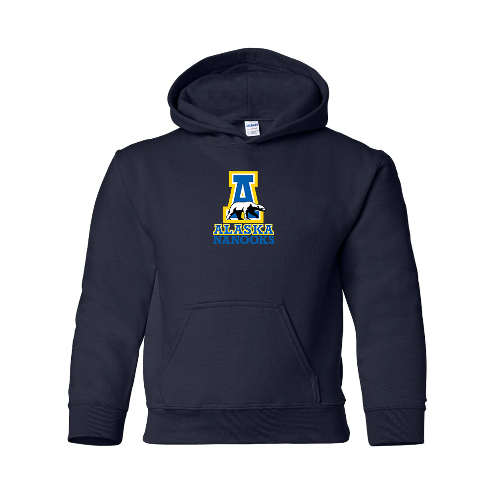 Youth Alaska Nanooks Gildan Heavy Blend  Hooded Sweatshirt