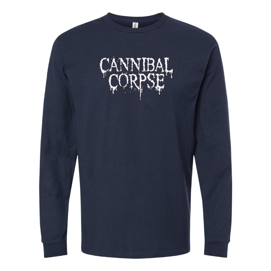 Men's  Cannibal Corpse Logo Cotton Long Sleeve T-Shirt