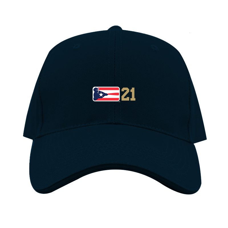 Liga de Beisbol Profesional Roberto Clemente Logo  Dad Baseball Cap Hat