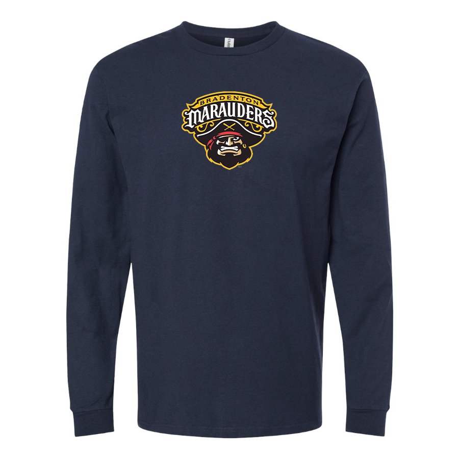 Men's Bradenton Marauders Logo Cotton Long Sleeve T-Shirt