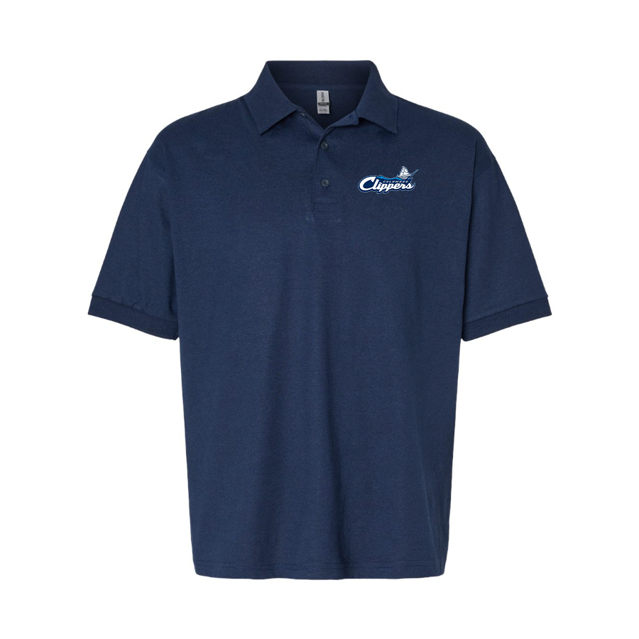 Men's Columbus Clippers Logo Dry Blend Polo