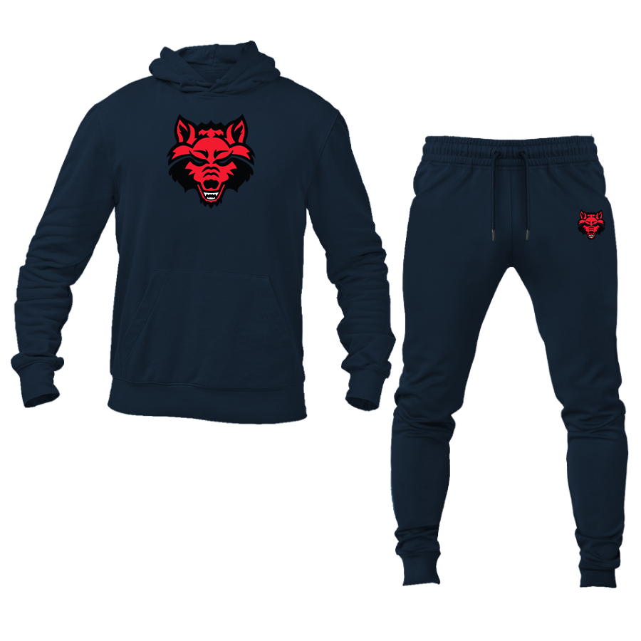 Men's  Arkansas State Red Wolves Hoodie Joggers Set