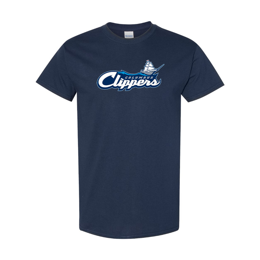 Men's Columbus Clippers Logo Cotton T-Shirt