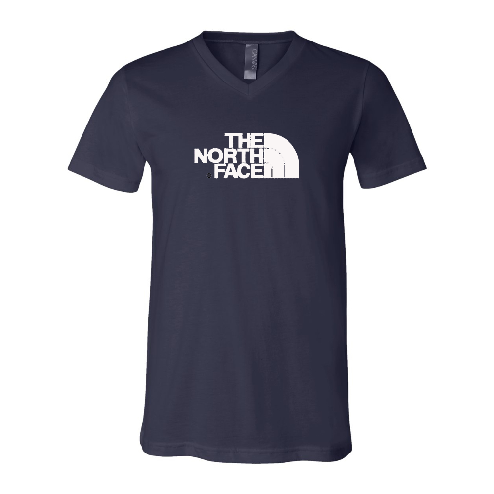 The North Face Black  BELLA  CANVAS - Jersey V-Neck T-Shirt