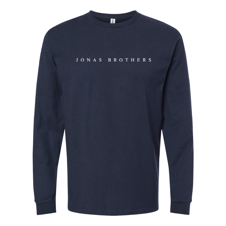 Men's Jonas Brothers Logo Cotton Long Sleeve T-Shirt