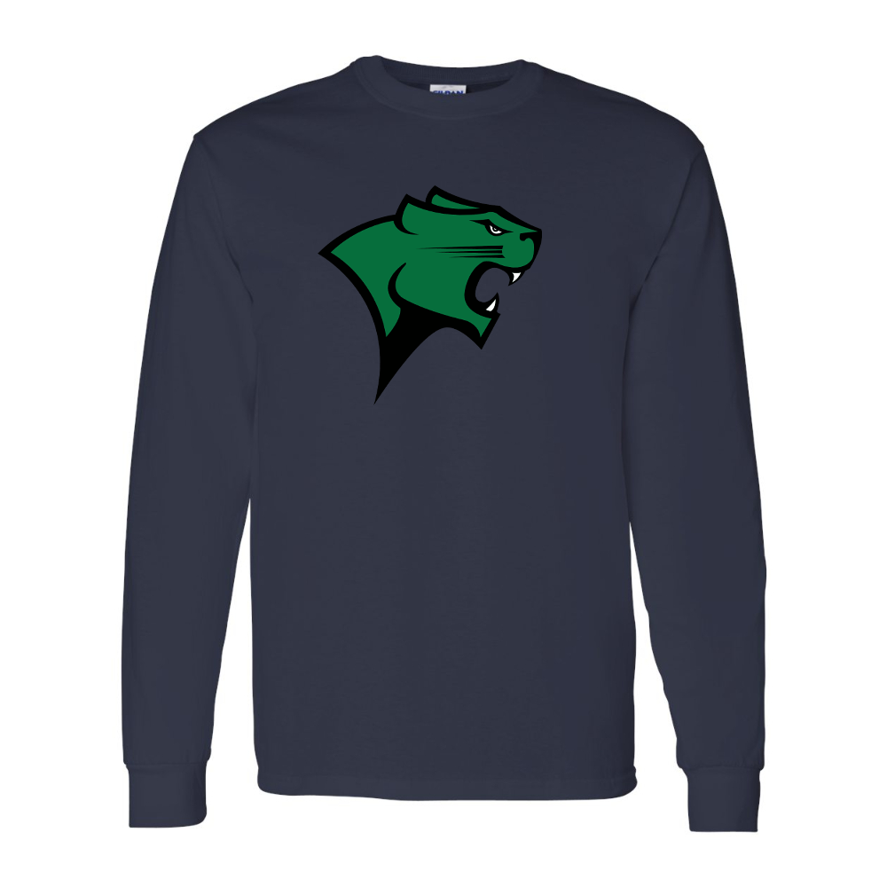 Men's Chicago State Cougars  Gildan Heavy Cotton Long Sleeve T-Shirt