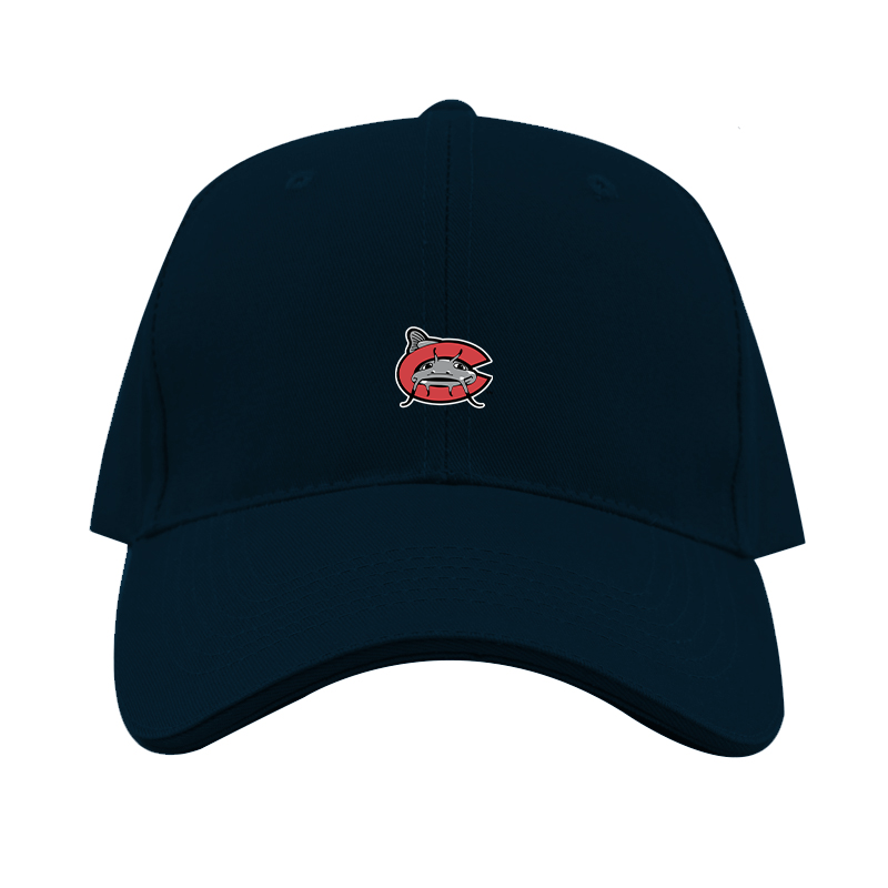 Carolina Mudcats Logo  Dad Baseball Cap Hat