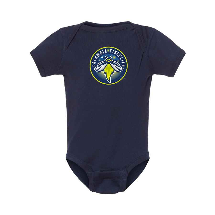 Columbia Fireflies Logo Baby Onesie Romper
