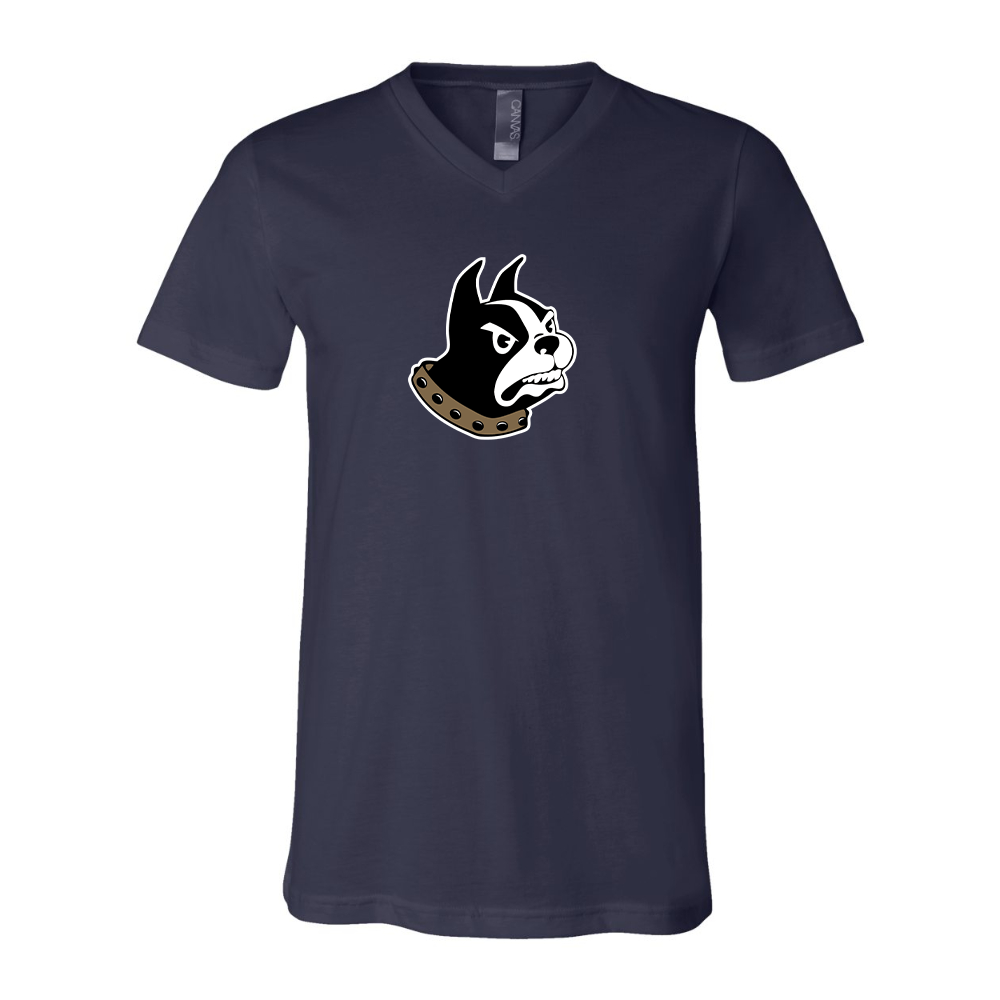 Woffrd Terriers BELLA  CANVAS - Jersey V-Neck T-Shirt