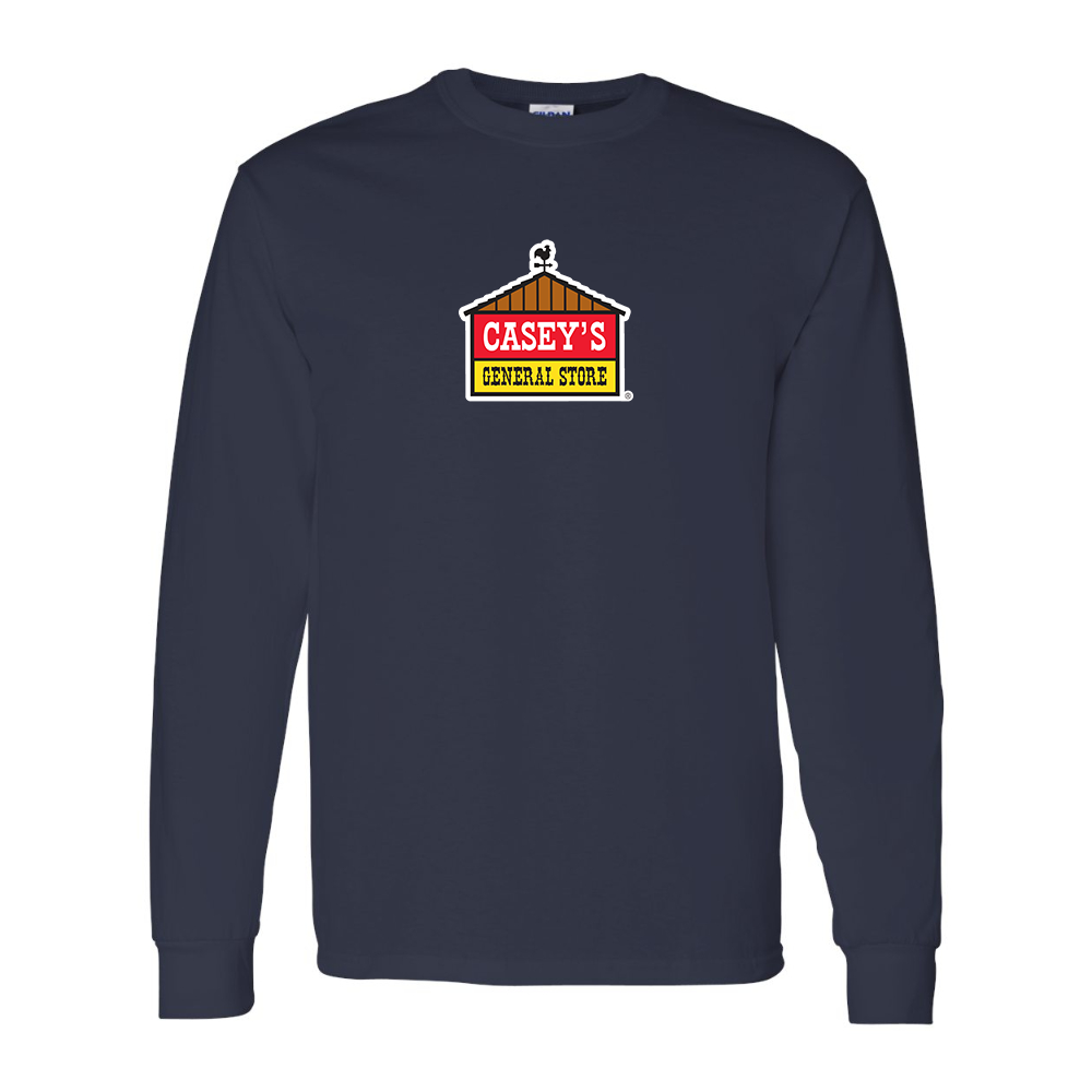 Men's Casey's General Store  Gildan Heavy Cotton Long Sleeve T-Shirt
