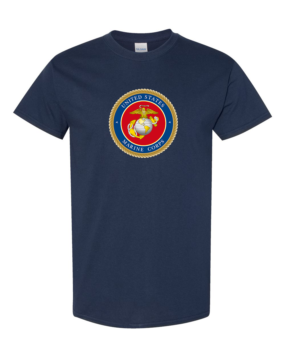 Men's USMC Emblem Gildan Heavy Cotton T-Shirt