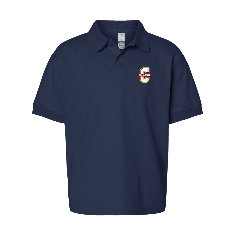 Youth Charleston Cougars Gildan Dry Blend Jersey Polo