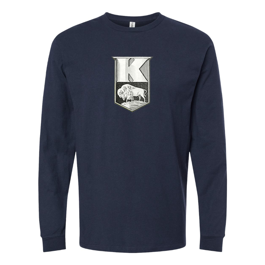 Men's Kaiser  Logo Cotton Long Sleeve T-Shirt