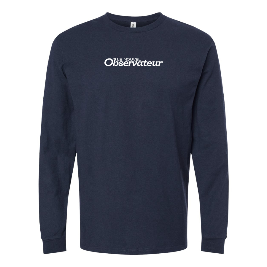 Youth Le Nouvel Observateur Logo  Long sleeves