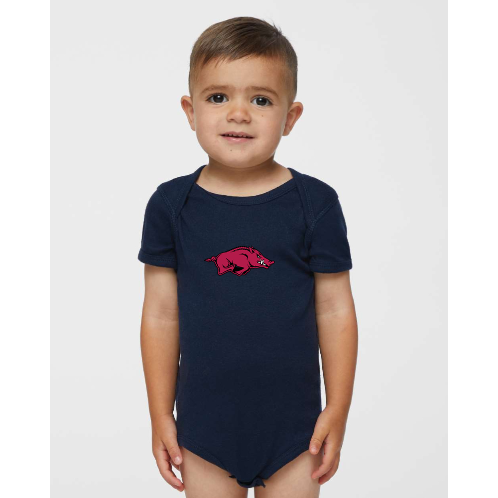 Arkansas Razorbacks Rabbit Skins Infant Baby Rib Bodysuit