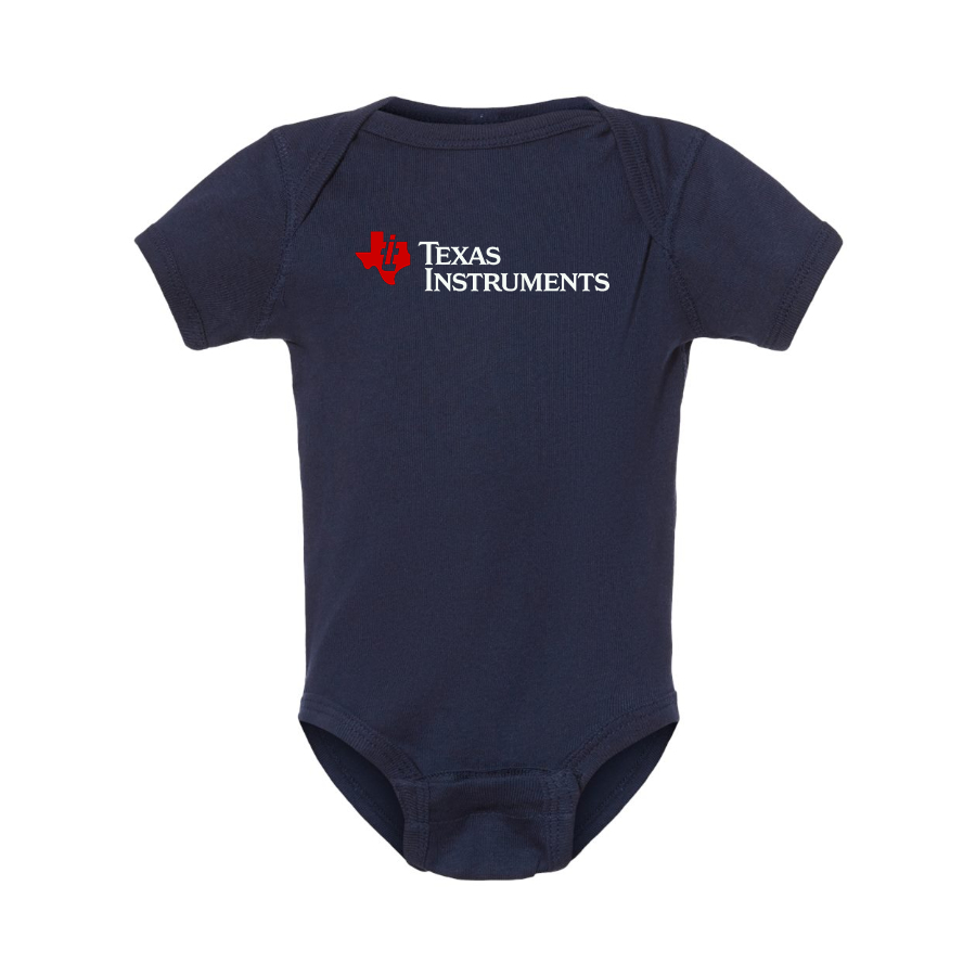 Texas Instruments Logo Baby Onesie Romper