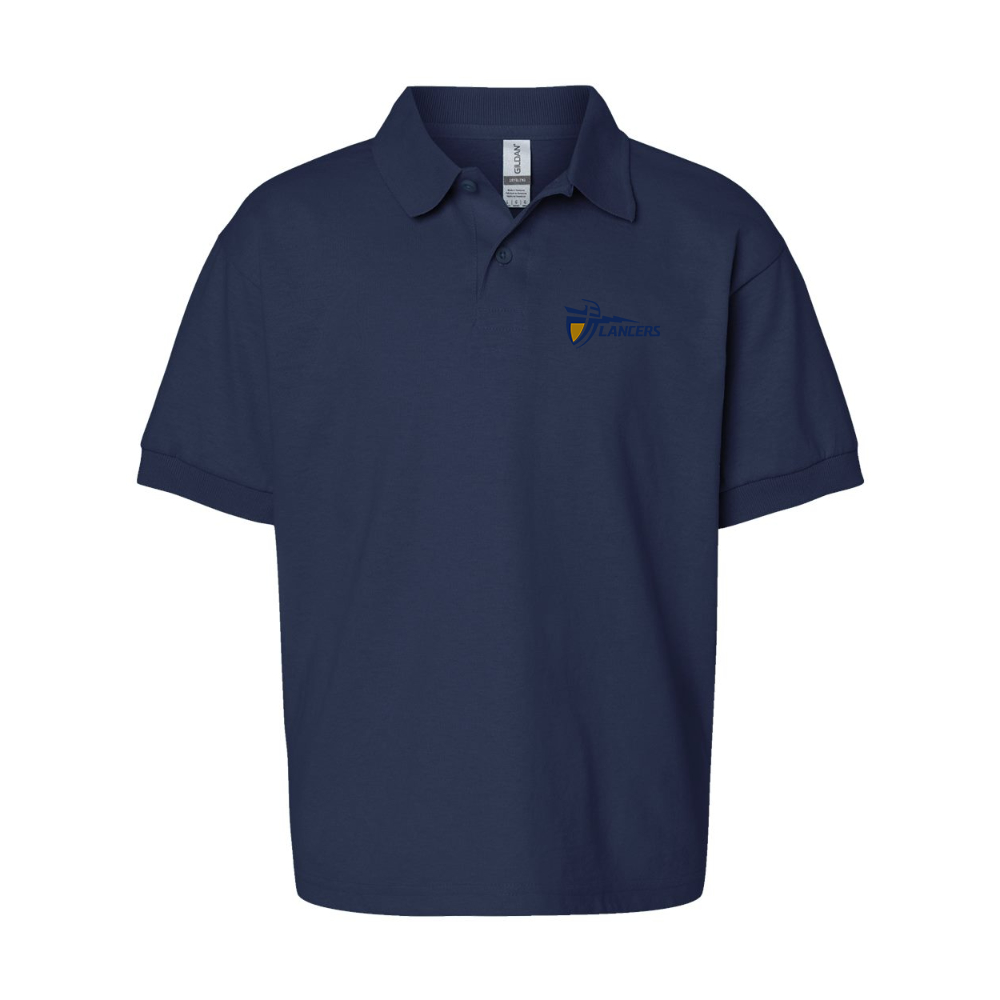Youth California Baptist Lancers Gildan Dry Blend Jersey Polo